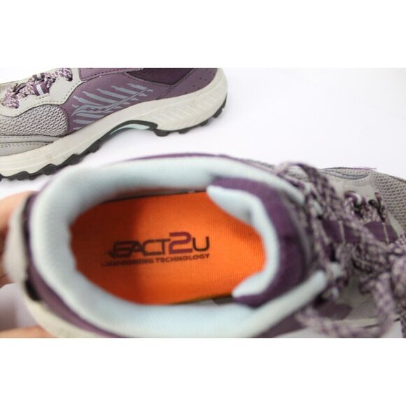 Saucony Excursion TR15 Women's 8.5 Gray/Purple Running Trail Shoes S10670-21 - Picture 9 of 12